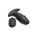 Butt Slider - Sliding Ring Silicone Missile Plug - Black