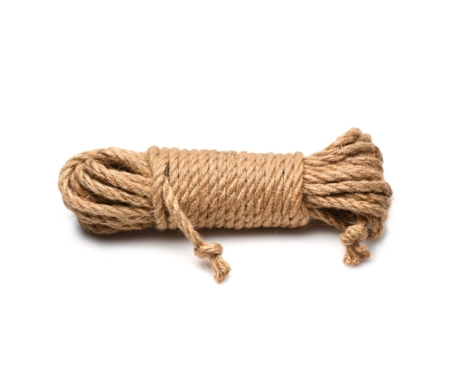 Tied Up Jute Bondage Rope 25ft (7.6m) - Natural Fiber, Coreless Design