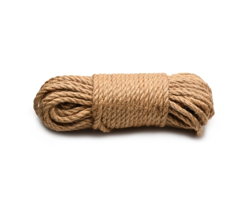 Tied Up Jute Bondage Rope 15.2m - Natural Fiber, Twisted, Coreless