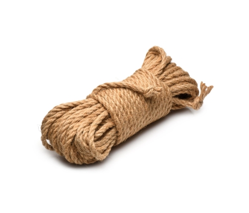 Tied Up Jute Bondage Rope 15.2m - Natural Fiber, Twisted, Coreless