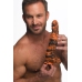 Sabretooth - Silicone Dildo - Orange/Black