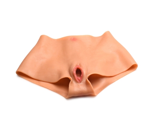Pussy Panties - Silicone Vagina and Ass Panties - L