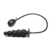 Ass Puffer - Nubbed Inflatable Silicone Anal Plug - Black