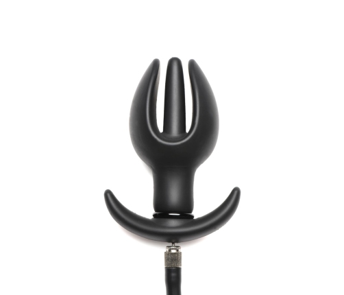 Bad Buoy Anchor - Inflatable Silicone Anal Plug - Black