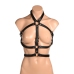nsnovelties Female Body Harness S/M Black Vegan PU Adjustable Straps