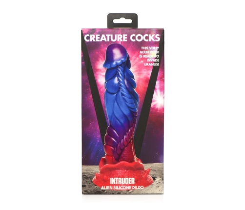 Intruder - Alien Silicone Dildo - Purple