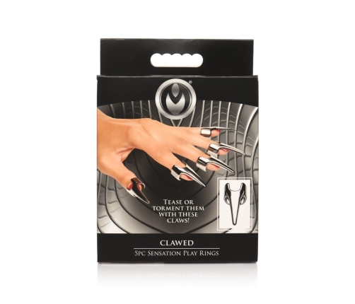 Clawed - Sensation Play Rings - 5 Pieces