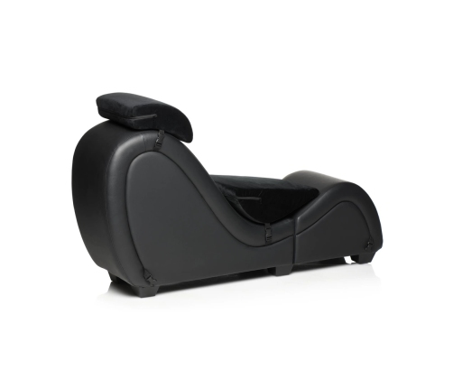 Kinky Sex Chaise with Love Pillows - Black