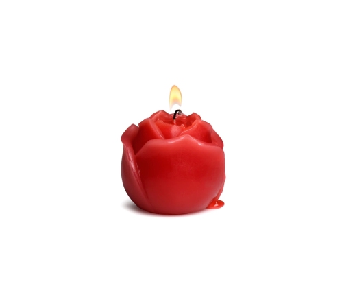 Flaming Rose - Drip Candle - Red