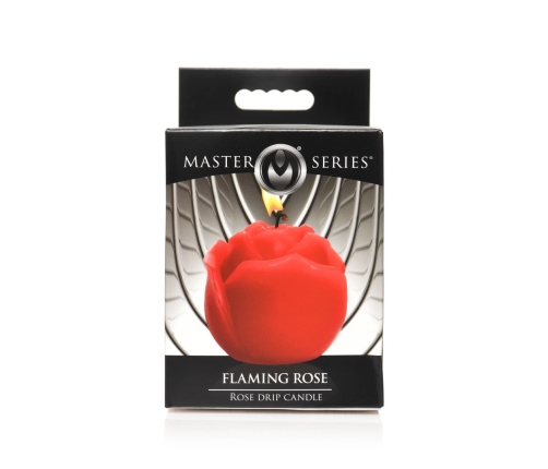 Flaming Rose - Drip Candle - Red