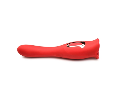 Kiss and Tell Pro - Dual-Ended Kissing Vibrator - Red
