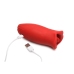 Kiss and Tell - Silicone Kissing and Vibrating Clitoral Stimulator - Red