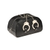 Cuffed Travel Bag with Handcuff Handles - Black