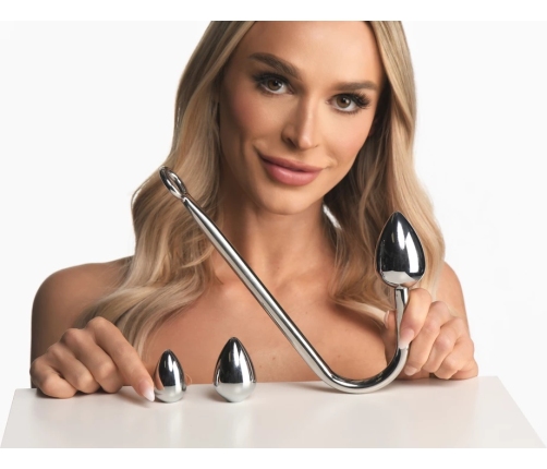 Anal Hook Trainer with 3 Plugs