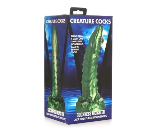 Cockness Monster - Lake Creature Silicone Dildo - Green