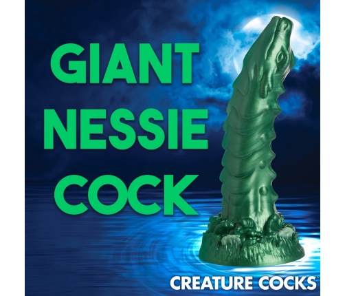 Cockness Monster - Lake Creature Silicone Dildo - Green