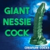 Cockness Monster - Lake Creature Silicone Dildo - Green