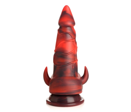 Horny Devil - Demon Silicone Dildo - Red