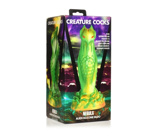 Nebula - Alien Silicone Dildo - Green