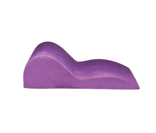 Contoured Love Cushion - Purple