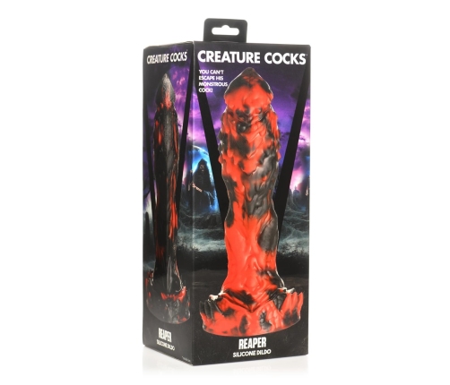 Grim Reaper - Silicone Dildo - Red/Black
