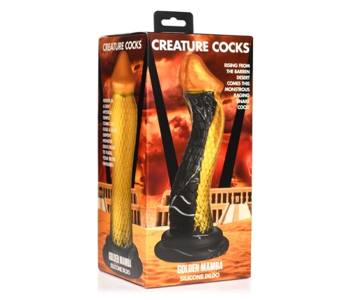 Golden Snake - Silicone Dildo