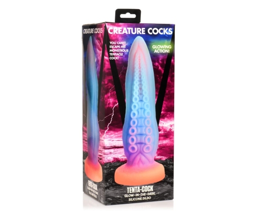 Tenta-Cock - Glow-in-the-Dark Silicone Dildo