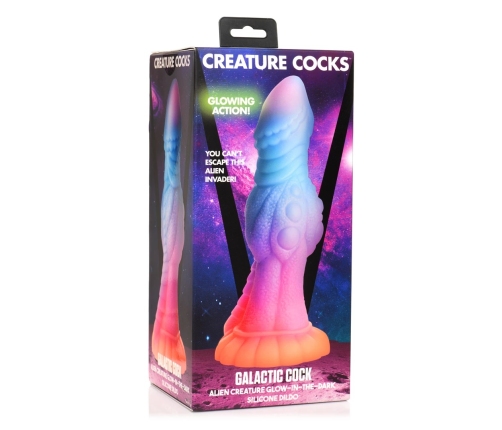 Galactic Cock - Alien Creature Glow-in-the-Dark Silicone Dildo