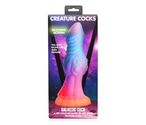 Galactic Cock - Alien Creature Glow-in-the-Dark Silicone Dildo