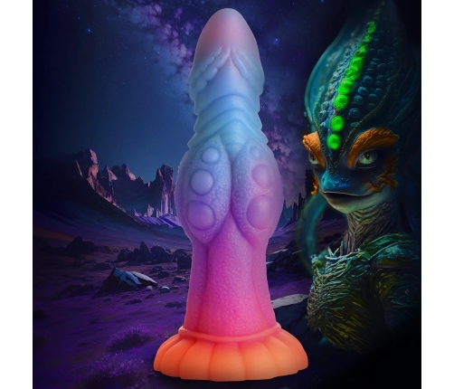 Galactic Cock - Alien Creature Glow-in-the-Dark Silicone Dildo