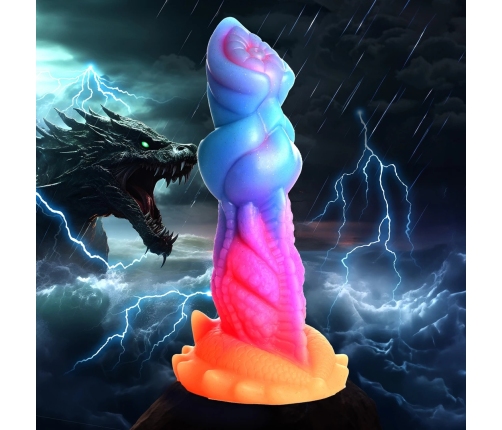 Aqua Cock - Glow-in-the-Dark Silicone Dildo