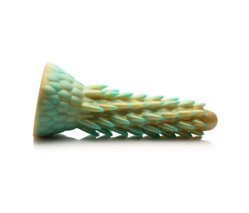 Stegosaurus - Spiky Reptile Silicone Dildo - Green