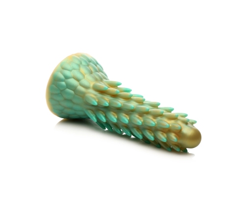 Stegosaurus - Spiky Reptile Silicone Dildo - Green