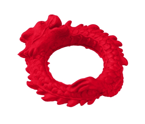 Rise of the Dragon - Silicone Cock Ring - Red