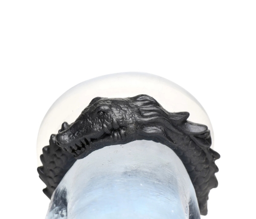 Black Caiman - Silicone Cock Ring - Black