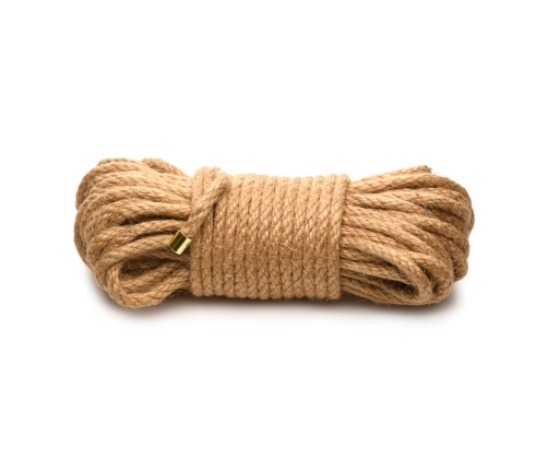 Kink Premium Braided Jute Rope 10m - Durable Natural Bondage Cord