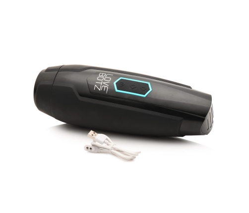 The Milker Max - 14X Thrusting and Vibrating Masturbator - Black