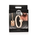 Cuffed Locking Bracelet and Key Necklace - Rose Gold