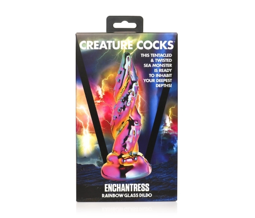 Enchantress - Rainbow Glass Dildo