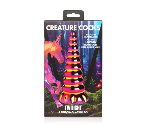 Twilight - Rainbow Glass Dildo