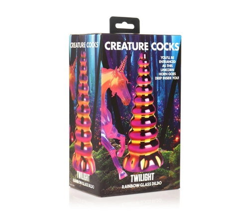 Twilight - Rainbow Glass Dildo