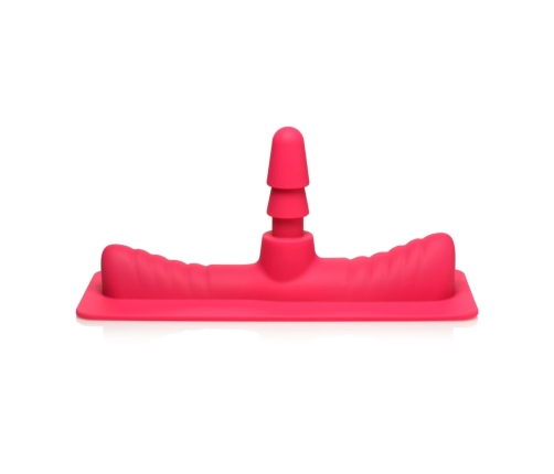 Saddle Adapter with Dildo - Pink/Flesh