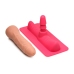 Saddle Adapter with Dildo - Pink/Flesh