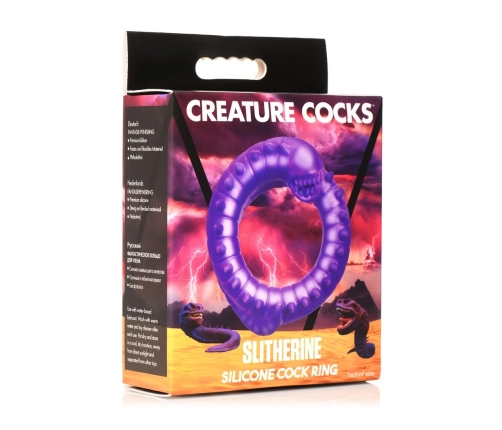 Slitherine - Silicone Cock Ring - Purple