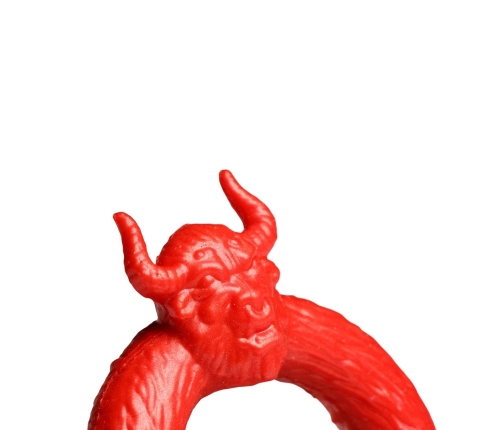 Beast Mode - Silicone Cock Ring - Red