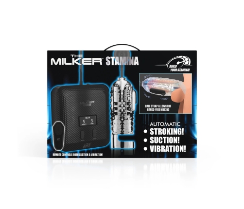 XR Brands Milker Stamina Transparent Automatic Suction & Vibration System