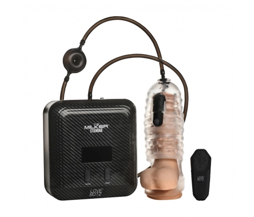 XR Brands Milker Stamina Transparent Automatic Suction & Vibration System