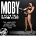 Moby Super Dildo - 2 ft / 60 cm - Black