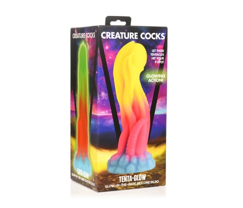 Tenta Glow - Glow-in-the-Dark Silicone Dildo