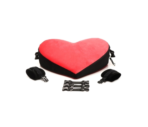 Bondage Love Pillow - Black/Red